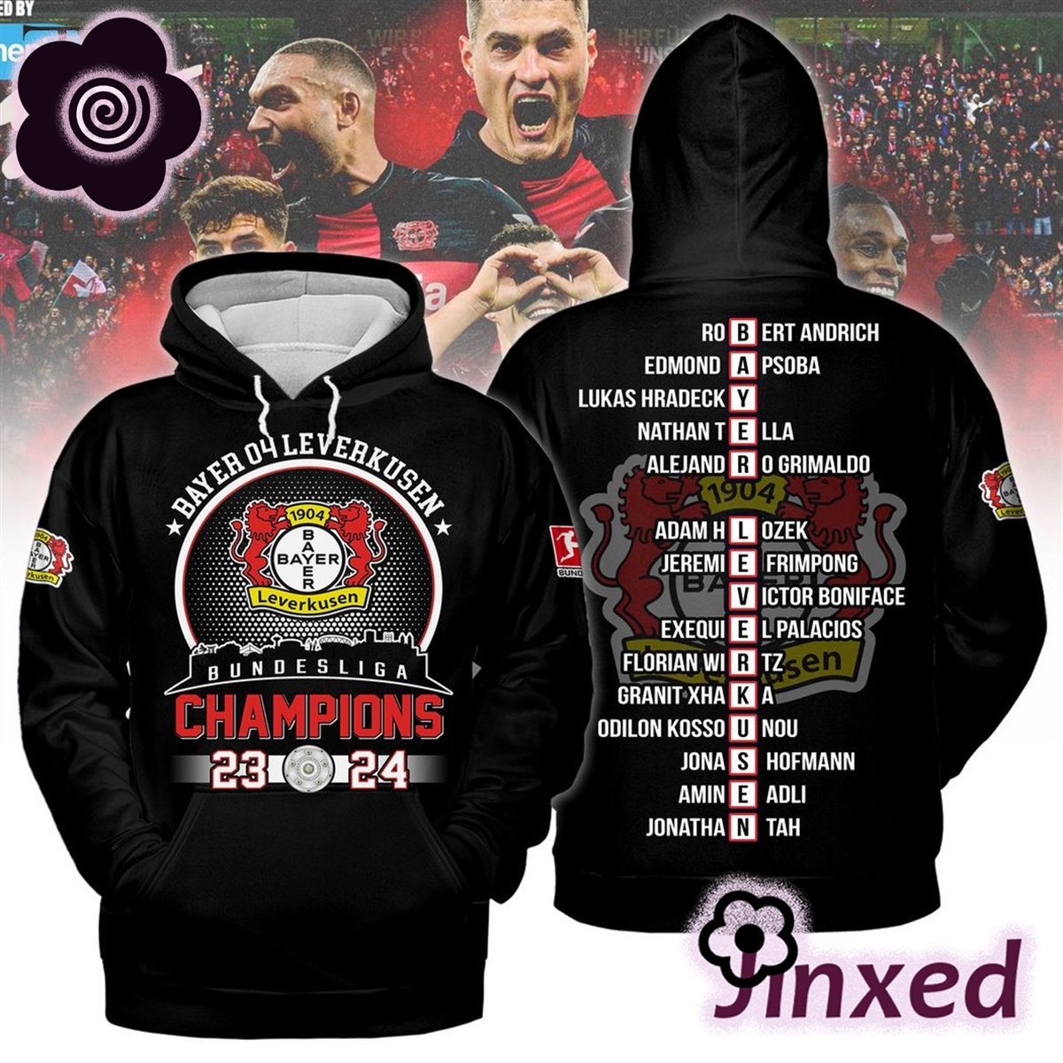 Bayer 04 Leverkusen Bundesliga Champions 23-24 Hoodie 